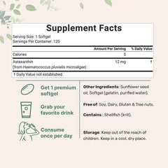 Astaxanthin Softgels Brightening Supplement